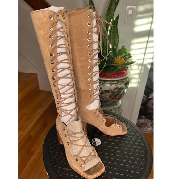 Zelda Lace-Up Gladiator Heels  - Picture 8 of 9